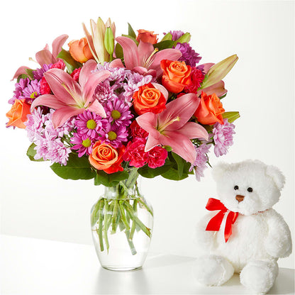 One and Only Bouquet and Bear Bundle –  Longview Flower Shop, Longview TX