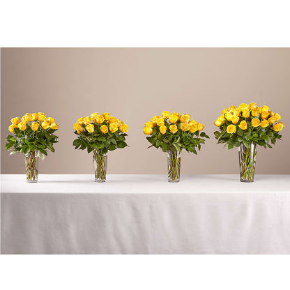 Long Stem Yellow Rose Bouquet –  Longview Flower Shop, Longview TX