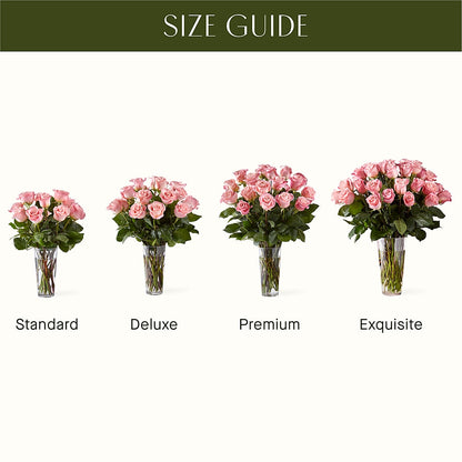 Long Stem Pink Rose Bouquet –  Longview Flower Shop, Longview TX