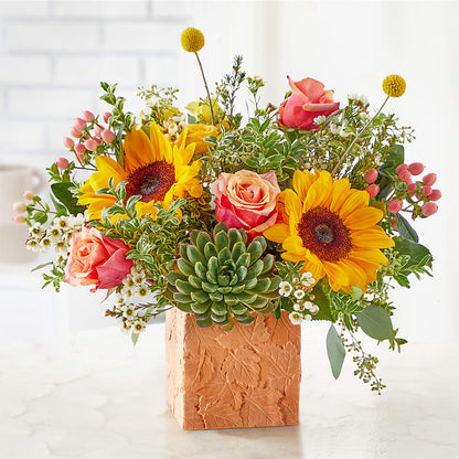 Sunflower Season Bouquet –  Longview Flower Shop, Longview TX