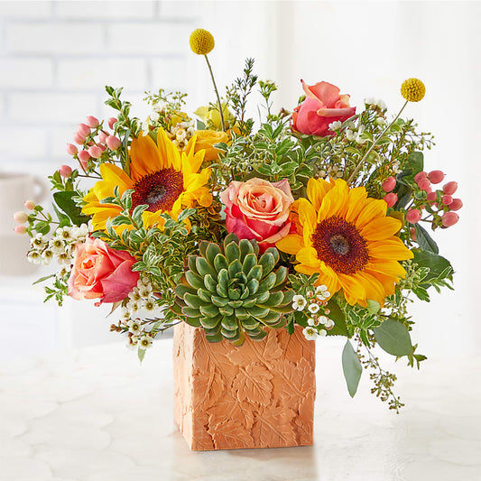 Sunflower Season Bouquet –  Longview Flower Shop, Longview TX