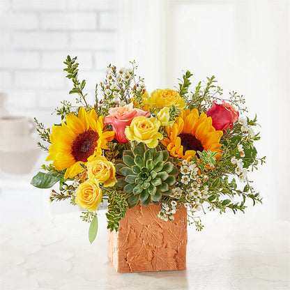 Sunflower Season Bouquet –  Longview Flower Shop, Longview TX