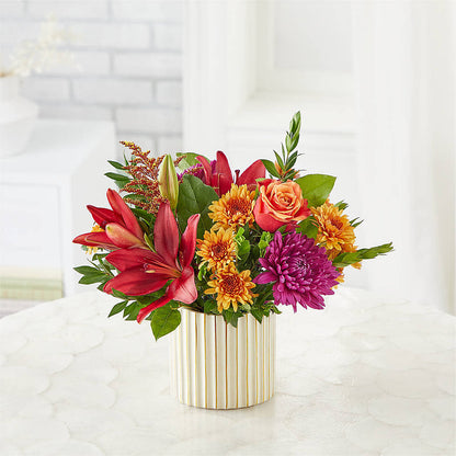 Burgundy Landscape Bouquet –  Longview Flower Shop, Longview TX