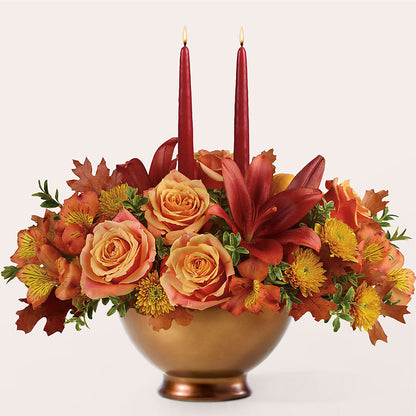 Harvest Table Centerpiece –  Longview Flower Shop, Longview TX
