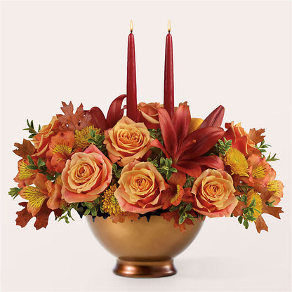 Harvest Table Centerpiece –  Longview Flower Shop, Longview TX