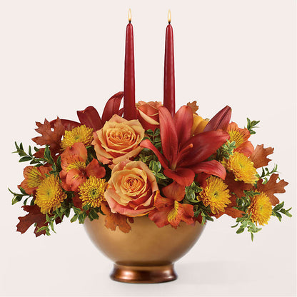 Harvest Table Centerpiece –  Longview Flower Shop, Longview TX