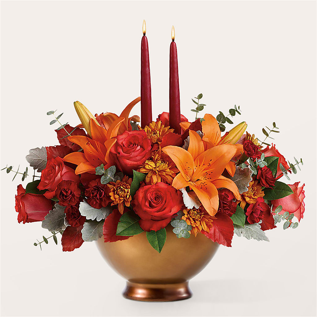 Fruits of Fall Centerpiece –  Longview Flower Shop, Longview TX