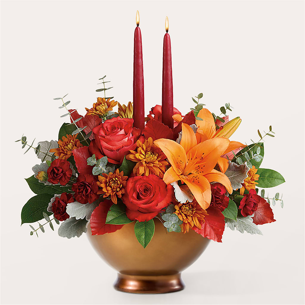 Fruits of Fall Centerpiece –  Longview Flower Shop, Longview TX