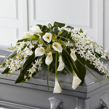 Angel Wings Casket Spray –  Longview Flower Shop, Longview TX