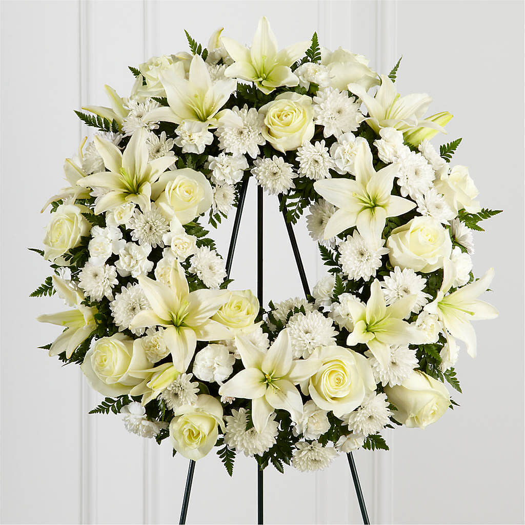 Treasured Tribute Wreath –  Longview Flower Shop, Longview TX