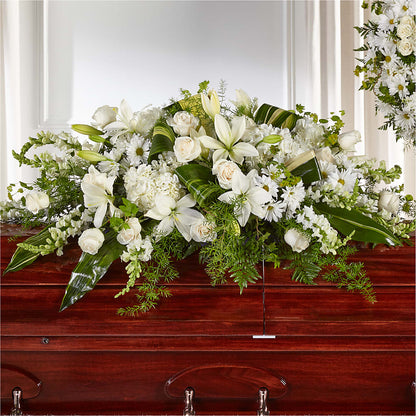 Abundance Casket Spray –  Longview Flower Shop, Longview TX