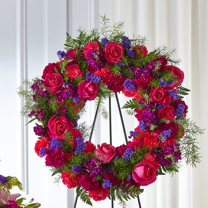 Calming Colors Wreath –  Longview Flower Shop, Longview TX