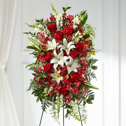 Everlasting Memory Standing Spray –  Longview Flower Shop, Longview TX