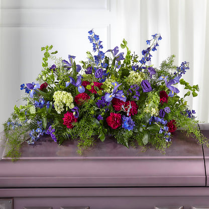 Always Treasured Casket Spray –  Longview Flower Shop, Longview TX