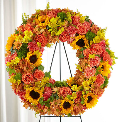 Autumnal Memories Wreath (Standard) –  Longview Flower Shop, Longview TX