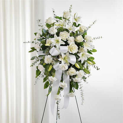 With Care Standing Spray –  Longview Flower Shop, Longview TX