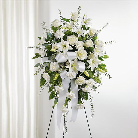 With Care Standing Spray –  Longview Flower Shop, Longview TX