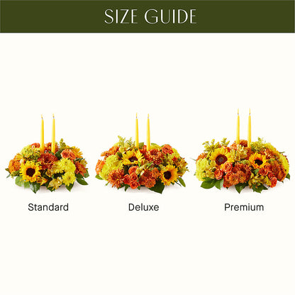 Autumn Harmony Centerpiece –  Longview Flower Shop, Longview TX