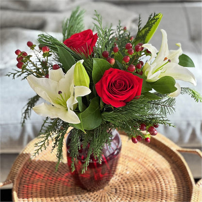 Evergreen Delight Bouquet –  Longview Flower Shop, Longview TX