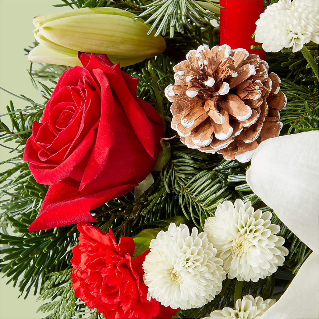 Seasonal Festivities Centerpiece –  Longview Flower Shop, Longview TX