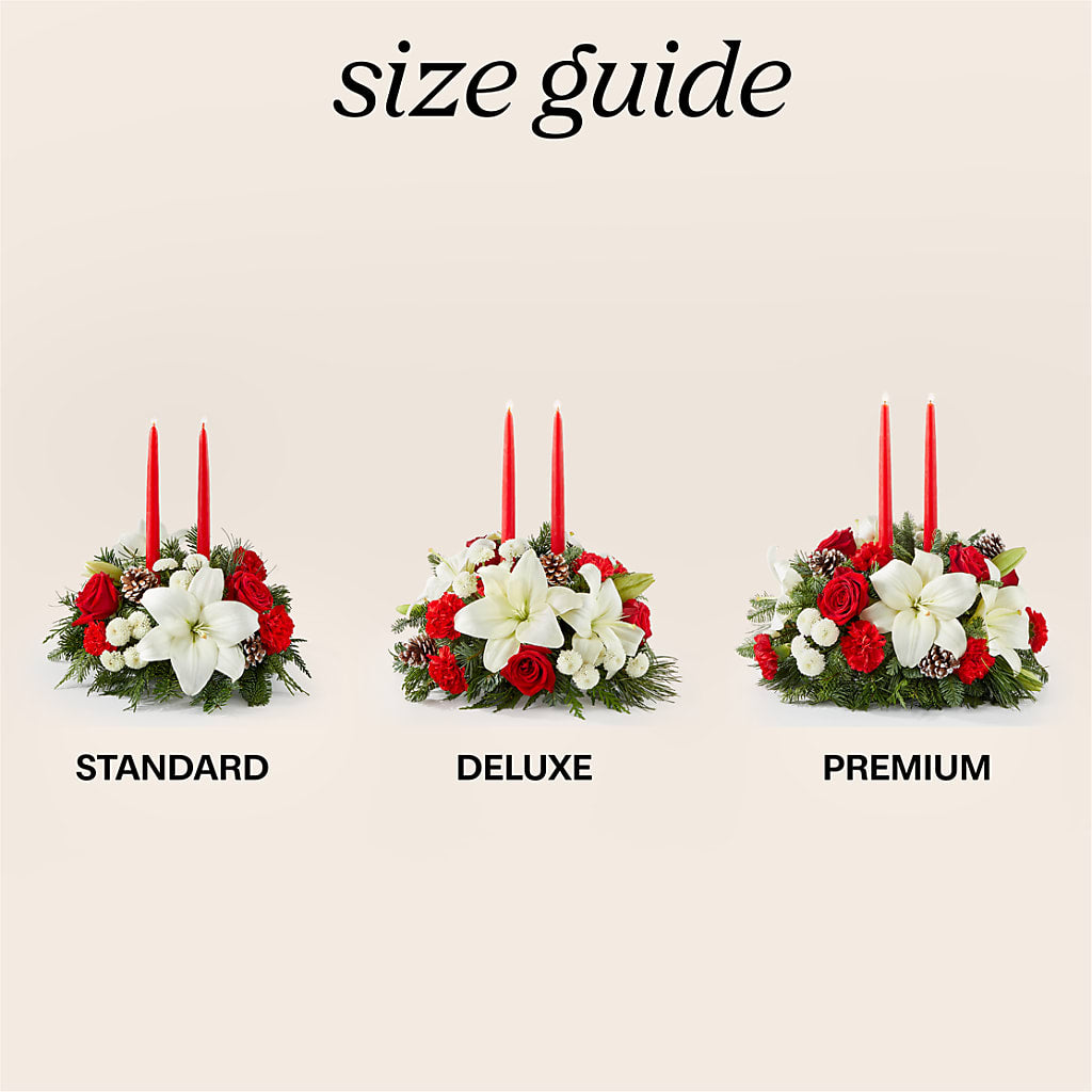 Seasonal Festivities Centerpiece –  Longview Flower Shop, Longview TX
