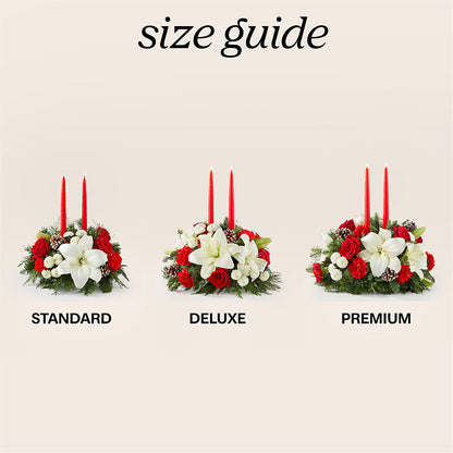 Seasonal Festivities Centerpiece –  Longview Flower Shop, Longview TX