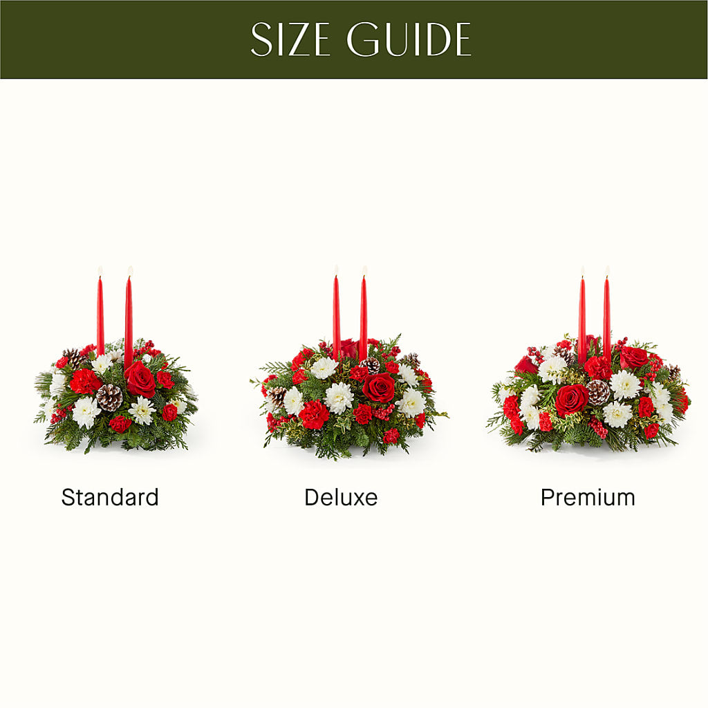Holiday Soiree Centerpiece –  Longview Flower Shop, Longview TX