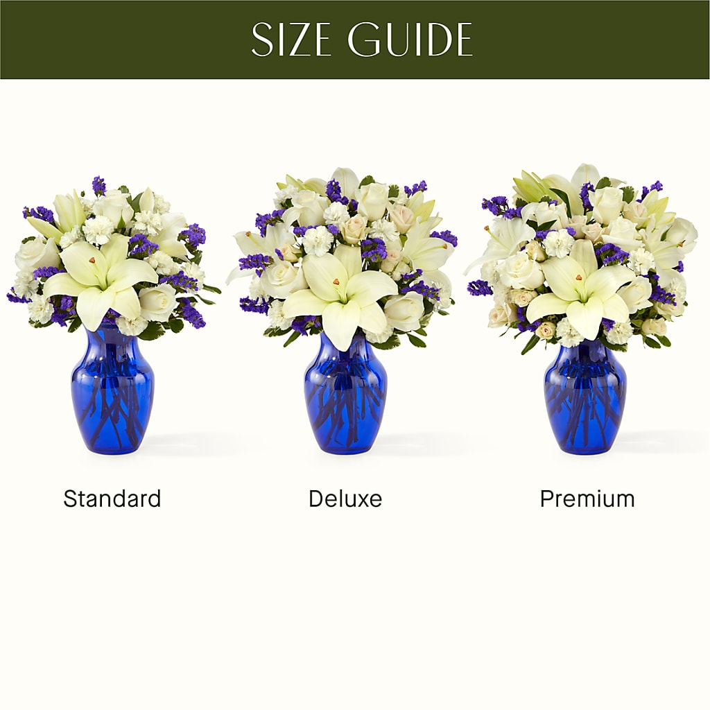 Sapphire Rush Bouquet –  Longview Flower Shop, Longview TX