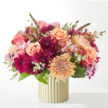 Berry Cobbler Bouquet with Ivory Vase –  Longview Flower Shop, Longview TX