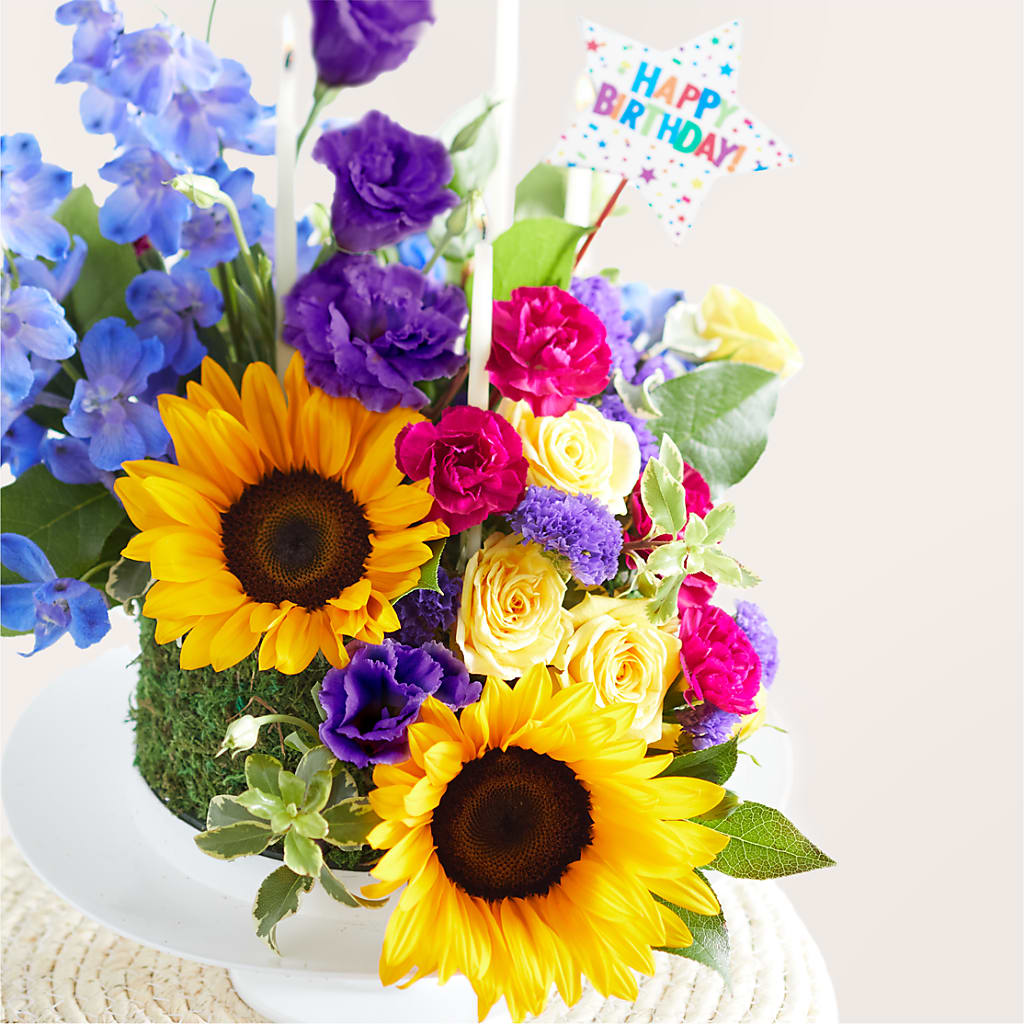Star of the Day Floral Cake –  Longview Flower Shop, Longview TX