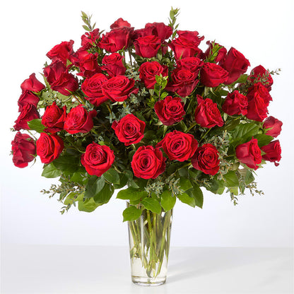 Forever Yours Fifty Stem Red Rose Bouquet –  Longview Flower Shop, Longview TX