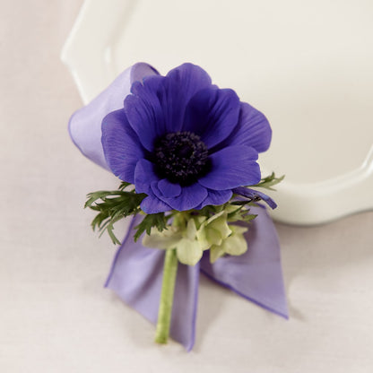 Purple Passion Boutonniere –  Longview Flower Shop, Longview TX
