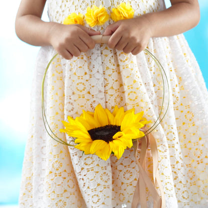 Sweet Sunshine Flower Girl Bouquet –  Longview Flower Shop, Longview TX