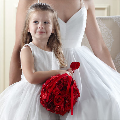 Pure at Heart Flower Girl Arrangement –  Longview Flower Shop, Longview TX